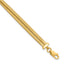 Sterling Silver Gold-pl Satin/Textured 2-Strand w/1in ext. Bracele