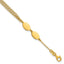 Gold-Plated Sterling Silver Polished Link Bracelet, 8 in