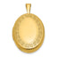 Greek Key Oval Locket in Gold-Plated Sterling Silver, 25mm - Sophia Jewelers