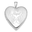 My Angel Heart Ash Holder Locket in Sterling Silver, 20mm - Sophia Jewelers