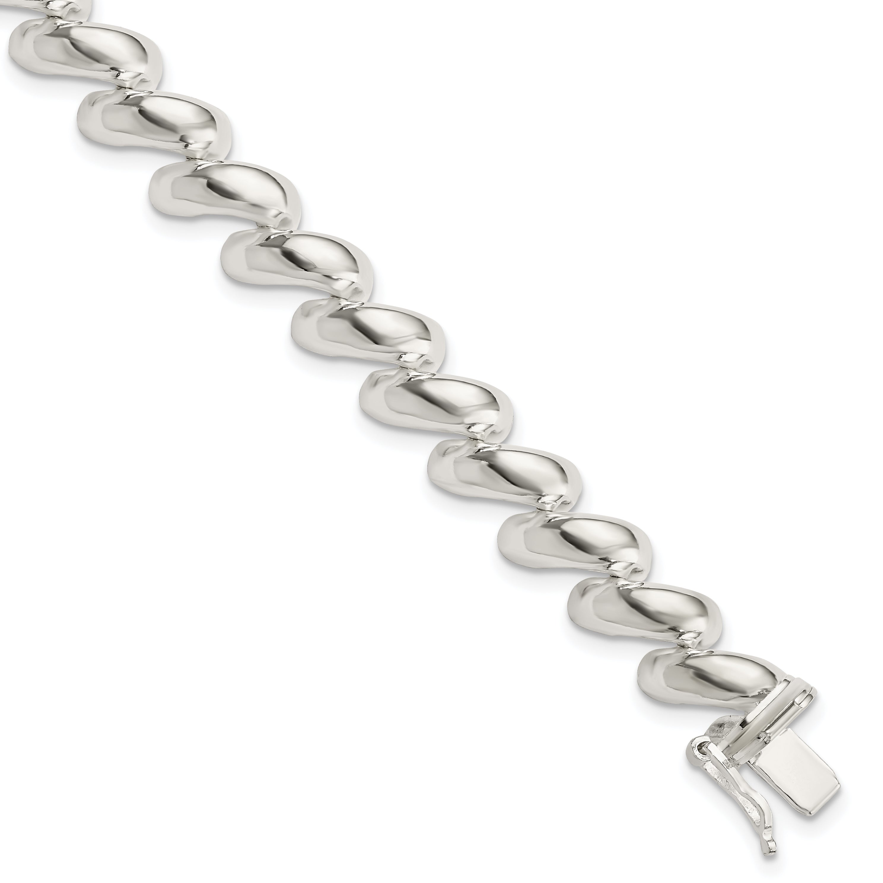Sterling Silver 10mm San Marco Bracelet