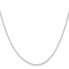 Sterling Silver Polished and D/C 1.75mm Mariner Link Chain