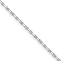 Sterling Silver Polished and D/C 1.75mm Mariner Link Chain