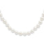 Magnetic Clasp Pearl Hand-Knotted Necklace in Sterling Silver, 18 Inch - Sophia Jewelers