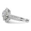 Brilliant Embers Sterling Silver Rhodium-Plated 86 Stone Micro Pave CZ 2-piece Wedding Set - Sophia Jewelers
