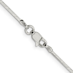 Sterling Silver 1.35mm Octagonal Snake Chain