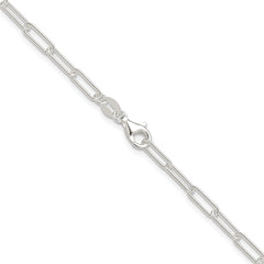 Sterling Silver Polished 3.15mm Paperclip Chain
