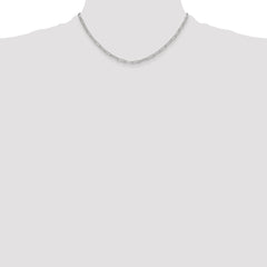 Sterling Silver Polished 3.15mm Paperclip Chain