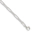 Sterling Silver Paperclip Chain Necklace 3.1mm
