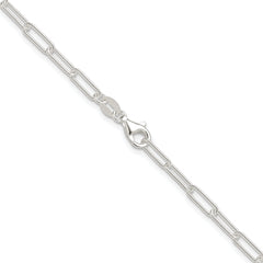 Sterling Silver Rhodium-plated Polished 3.15mm Paperclip Chain