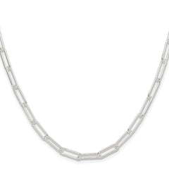 Sterling Silver Polished 4.5mm Paperclip Chain