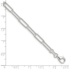Sterling Silver Polished 4.5mm Paperclip Chain