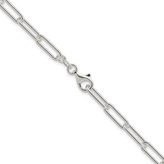 Sterling Silver Rhodium-plated Polished 4.5mm Paperclip Chain