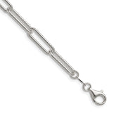 Sterling Silver Polished 5.5mm Paperclip Chain