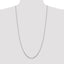 Sterling Silver 2.75mm Diamond-Cut Forzantine Cable Chain