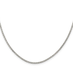 Sterling Silver 2mm Fancy Anchor Pendant Chain