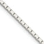 Sterling Silver Box Chain Necklace 1.5mm