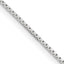 Sterling Silver Box Chain Necklace 0.6mm