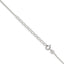 Sterling Silver .7mm Mirror Box Chain With 2in Extension