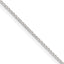Sterling Silver Curb Chain Necklace 1mm