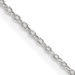 Sterling Silver 1.10mm Forzantine Cable Chain