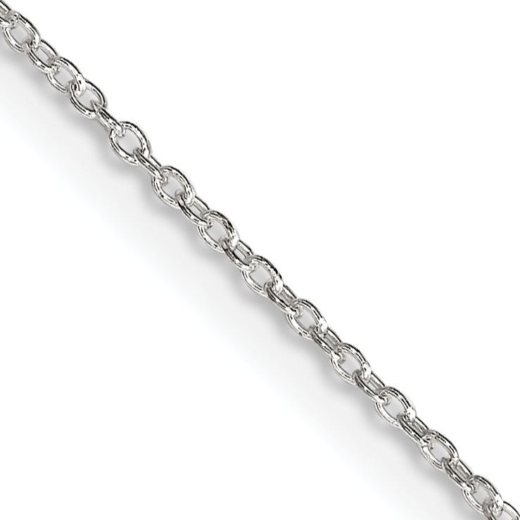 Sterling Silver 1.30mm Forzantine Cable Chain