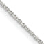 Sterling Silver Diamond-Cut Forzantine Chain Necklace 1.25mm