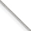 Sterling Silver Curb Chain Necklace 0.5mm