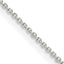 Sterling Silver Diamond-Cut Cable Chain Necklace 1mm