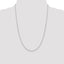 Sterling Silver 2.5mm Flat Open Oval Cable Chain