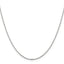 Sterling Silver 1.4mm Diamond-Cut Forzantine Cable Chain With 2in Extension