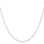 Sterling Silver 1.45mm Forzantine Cable Chain With 2in Extension