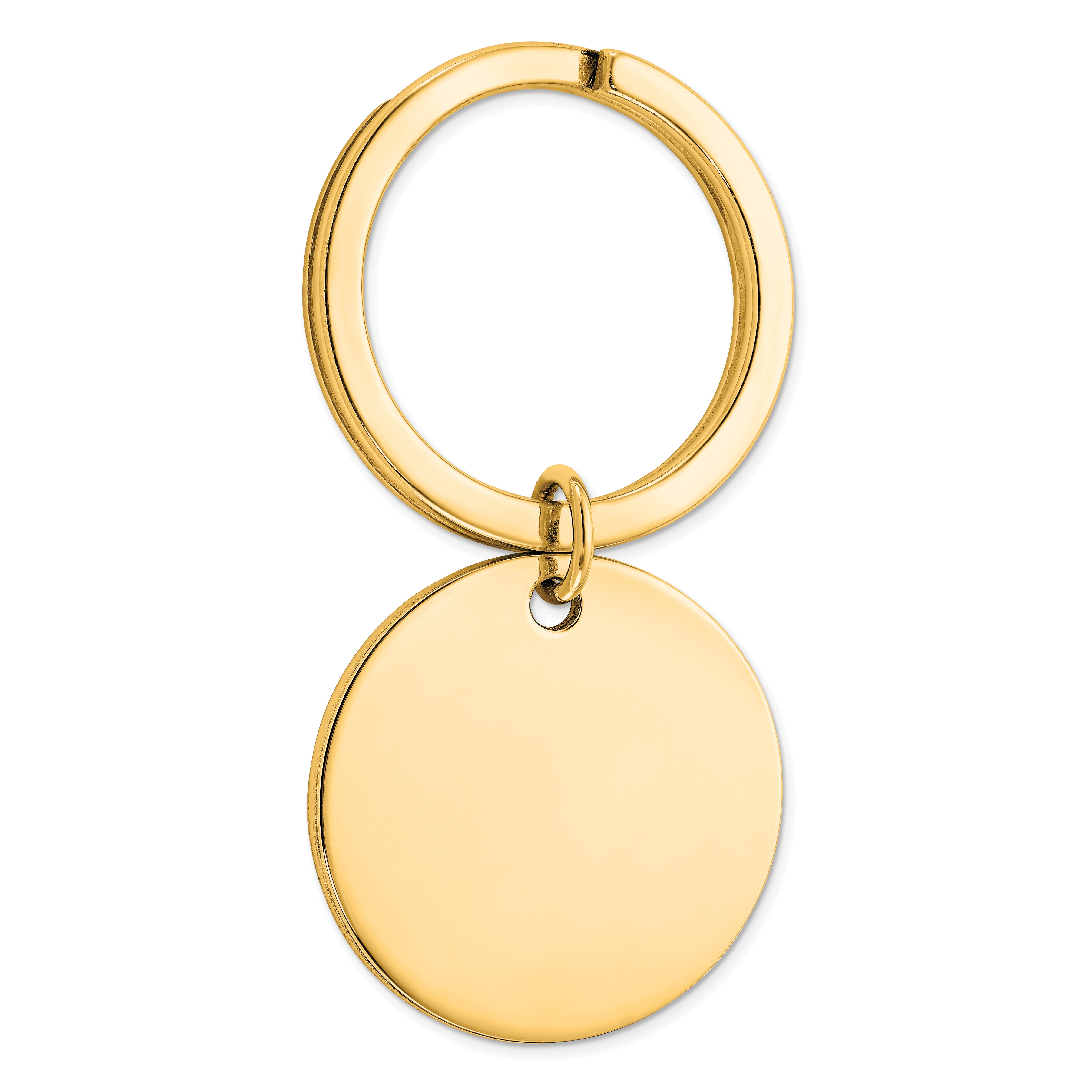 Sterling Silver Gold-plated Key Ring