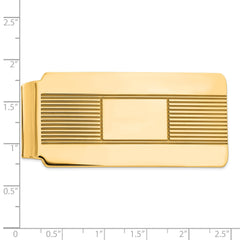 Sterling Silver Gold-plated Money Clip
