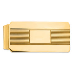 Sterling Silver Gold-plated Money Clip