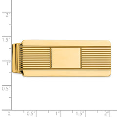 Sterling Silver Gold-plated Money Clip