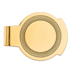 Sterling Silver Gold-plated Money Clip