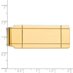 Sterling Silver Gold-plated Money Clip