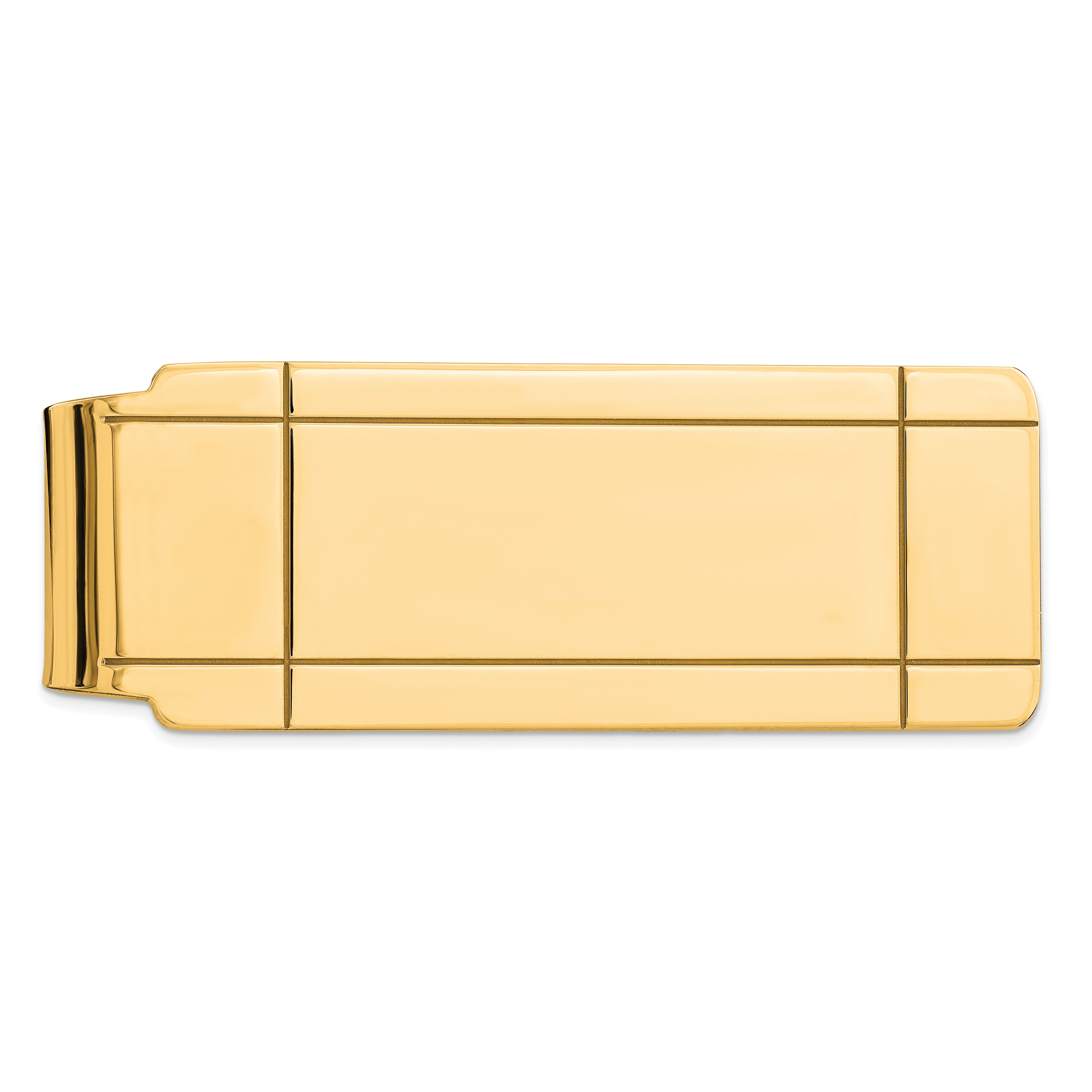 Sterling Silver Gold-plated Money Clip