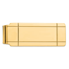 Sterling Silver Gold-plated Money Clip