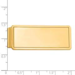 Sterling Silver Gold-plated Money Clip