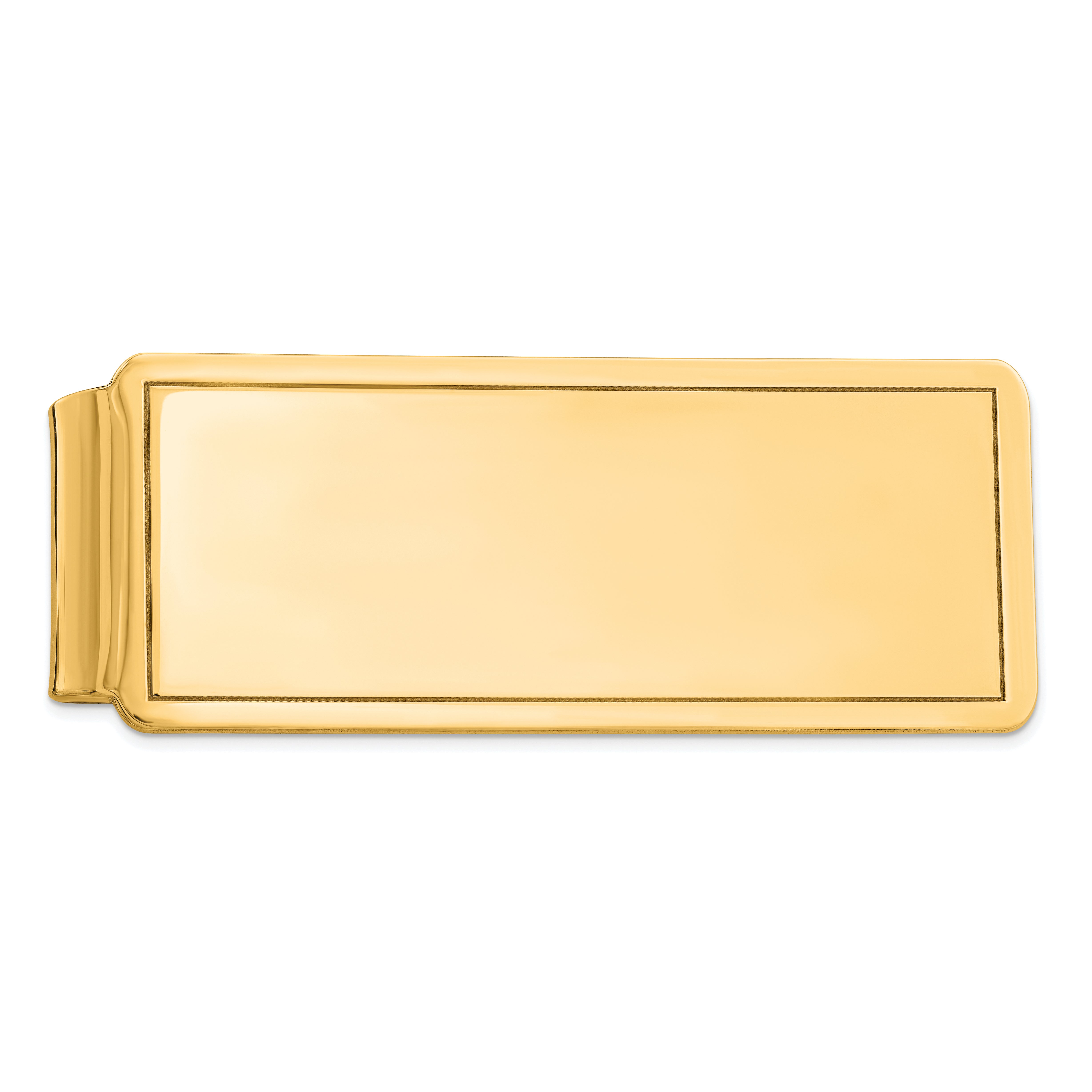 Sterling Silver Gold-plated Money Clip