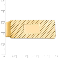 Sterling Silver Gold-plated Money Clip