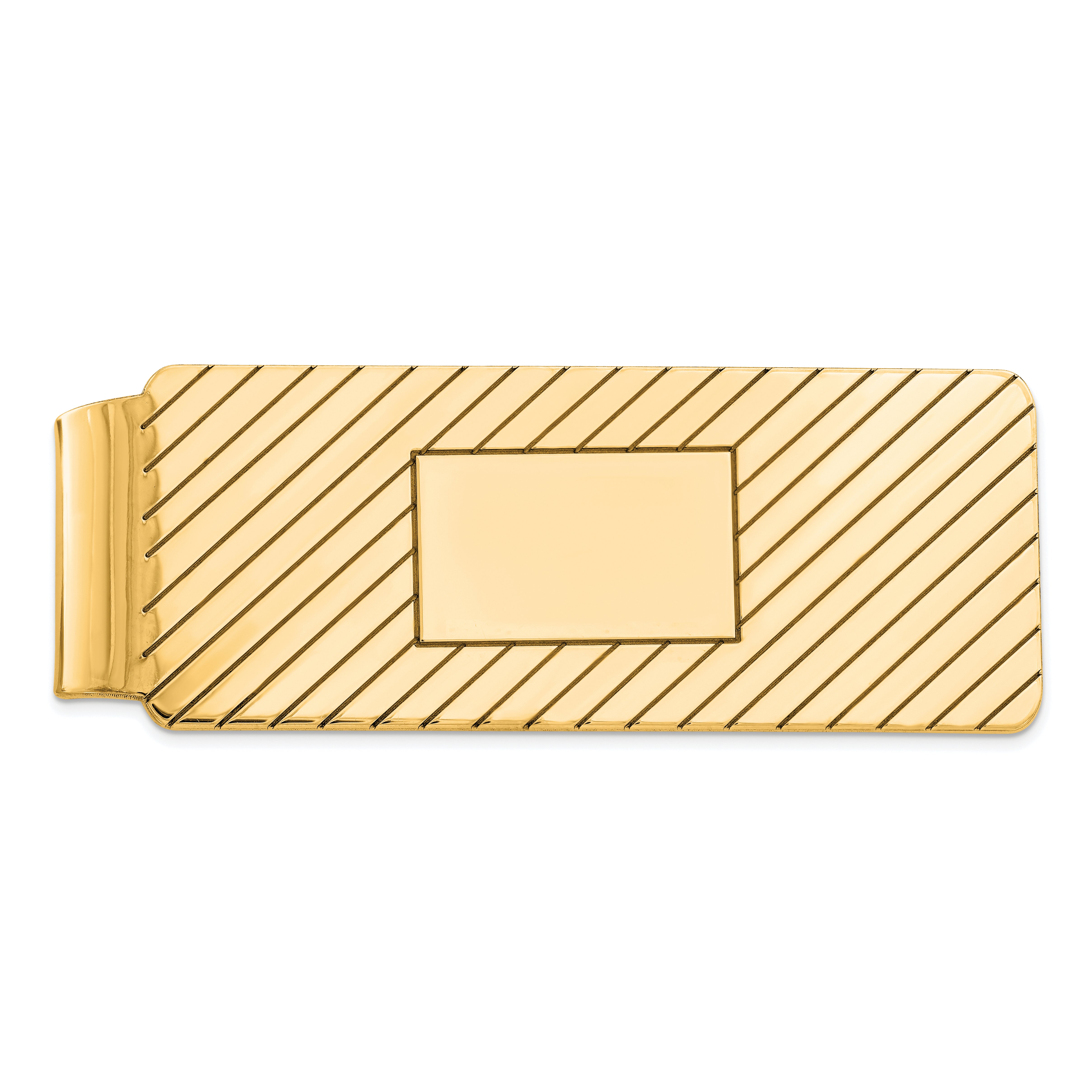 Sterling Silver Gold-plated Money Clip