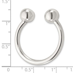 Sterling Silver 1 Screw-off Ball Key Chain
