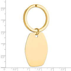 Sterling Silver Gold-plated Key Chain