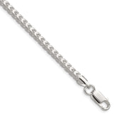 Sterling Silver 4.0mm D/C Square Franco Chain