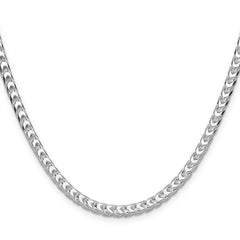 Sterling Silver 4.7mm D/C Square Franco Chain