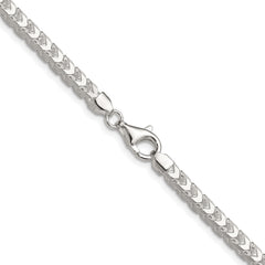 Sterling Silver 4.7mm D/C Square Franco Chain