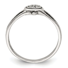 Sterling Silver Solid Turtle Ring